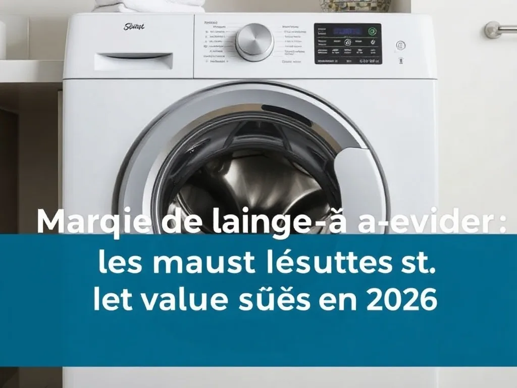 Marque de lave-linge à éviter : les mauvais élèves et les valeurs sûres en 2026
