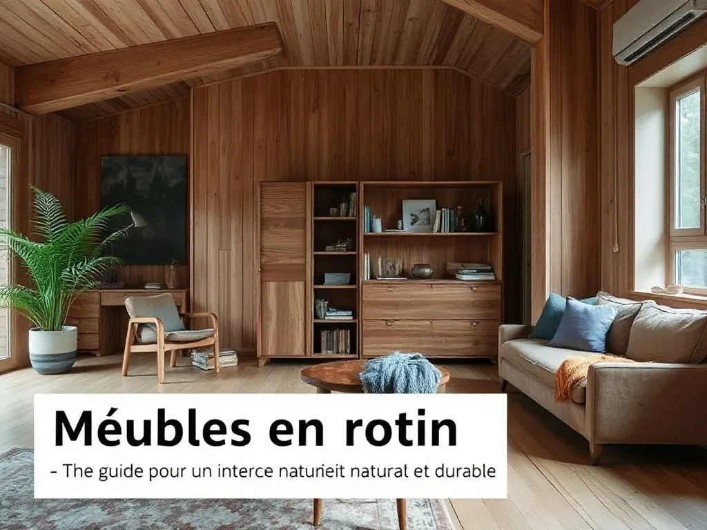 Meubles en rotin : le guide pour un intérieur naturel et durable