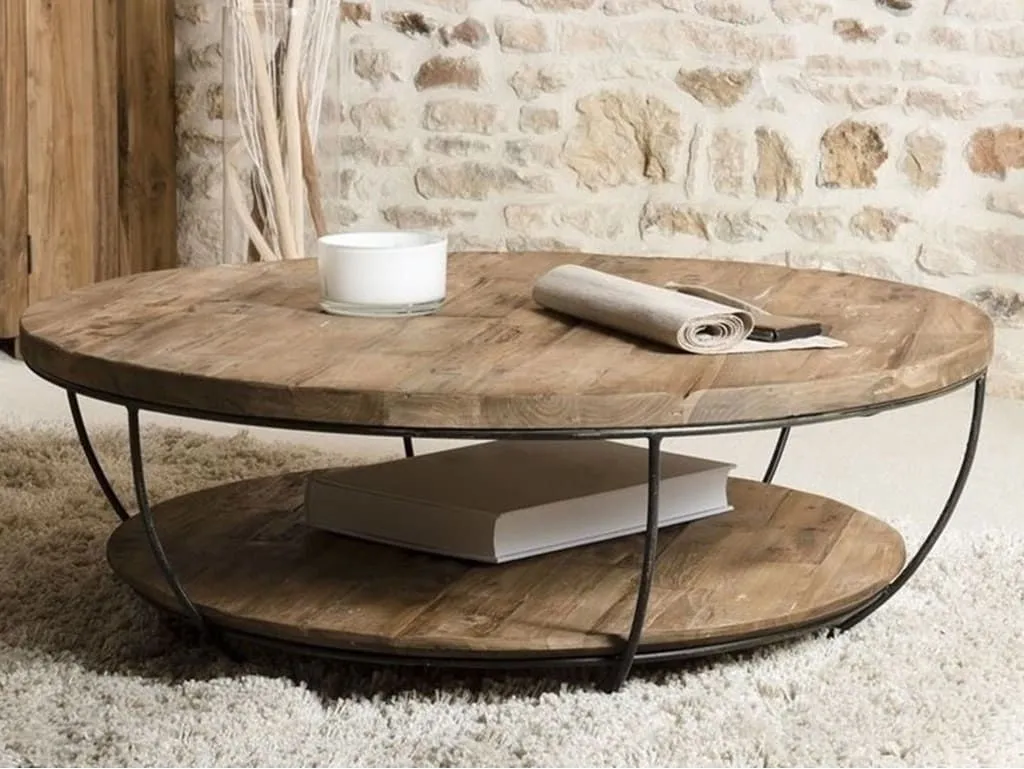 Table basse ronde bois : comment choisir une pièce qui habite votre salon